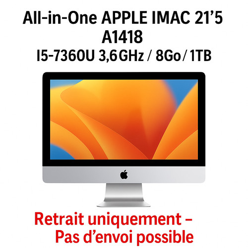 All one apple imac 5 - imac, 21"5